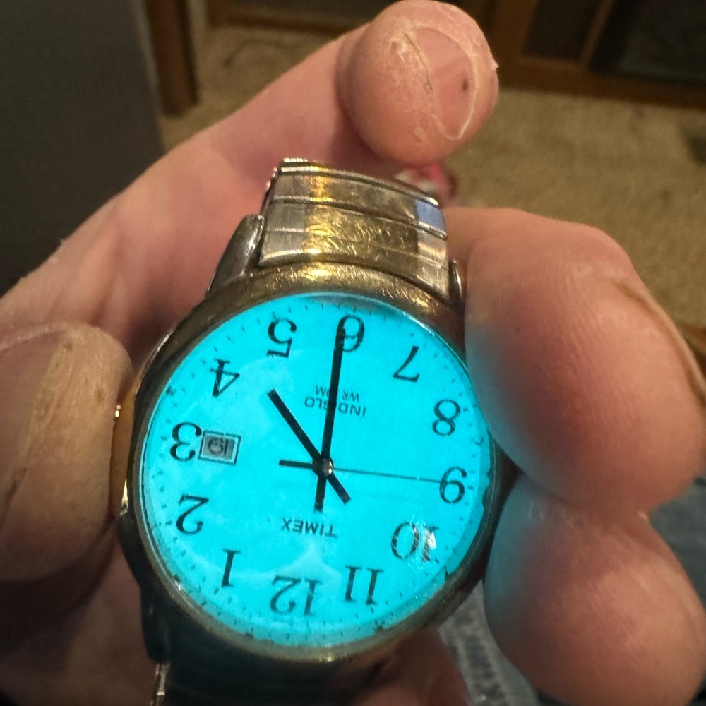 Timex stainless band watch